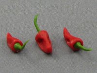 Dollhouse Scale Model Chili Peppers (image for) Dollhouse Scale Model Chili Peppers