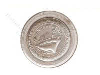 Miniature "Around The World" N.A.M.E. Commemorative Pewter Plate (image for) Miniature "Around The World" N.A.M.E. Commemorative Pewter Plate