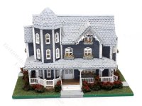 1/144" Scale Gothic Victorian Assembled Dollhouse (image for) 1/144" Scale Gothic Victorian Assembled Dollhouse