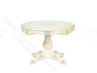 Miniature Round White Pedestal Table (image for) Miniature Round White Pedestal Table