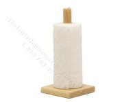 Miniature Paper Towel Roll on Holder for Dollhouses (image for) Miniature Paper Towel Roll on Holder for Dollhouses