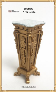 Rectangular Pedestal French Empire Design 1890-1919 (image for) Rectangular Pedestal French Empire Design 1890-1919